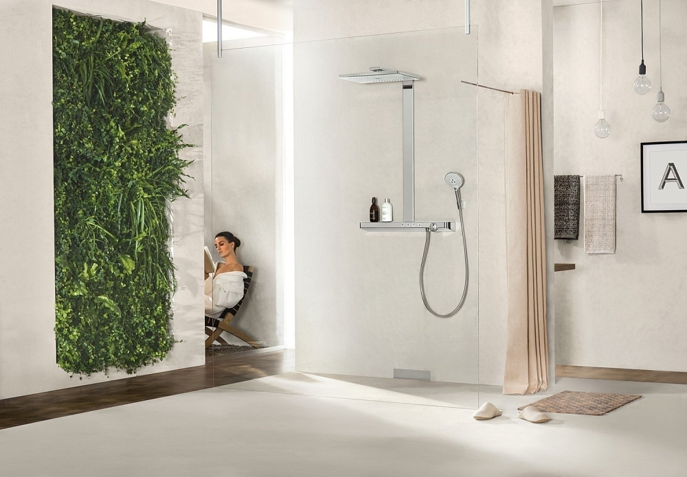 Душевая система Hansgrohe Rainmaker Select Showerpipe 460 3jet 27106400 купить в интернет-магазине сантехники Sanbest