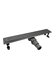 Душевой лоток Cezares RELAX 80 RELAX-LD-80-GM оружейная сталь купить в интернет-магазине Sanbest