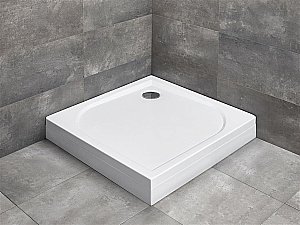 Душевой поддон со съемной панелью Radaway Delos C 4C11170-03 100х100 белый купить в интернет-магазине Sanbest