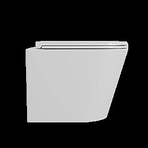 Унитаз подвесной с инсталляцией D&K Venice DS1021606 белый/кнопка хром, безободковый, с крышкой микролифт купить в интернет-магазине Sanbest