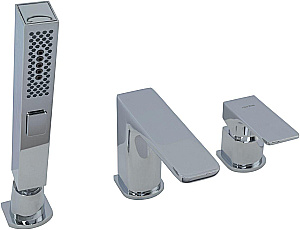 Смеситель для ванны Allen Brau Infinity 5.21008-BN никель брашированный купить в интернет-магазине сантехники Sanbest