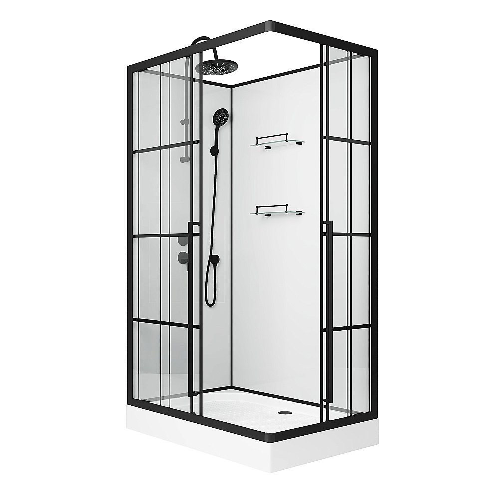 Душевая кабина Niagara Standart ST120/80/15Q/KL/BKT 120х80 купить в интернет-магазине Sanbest