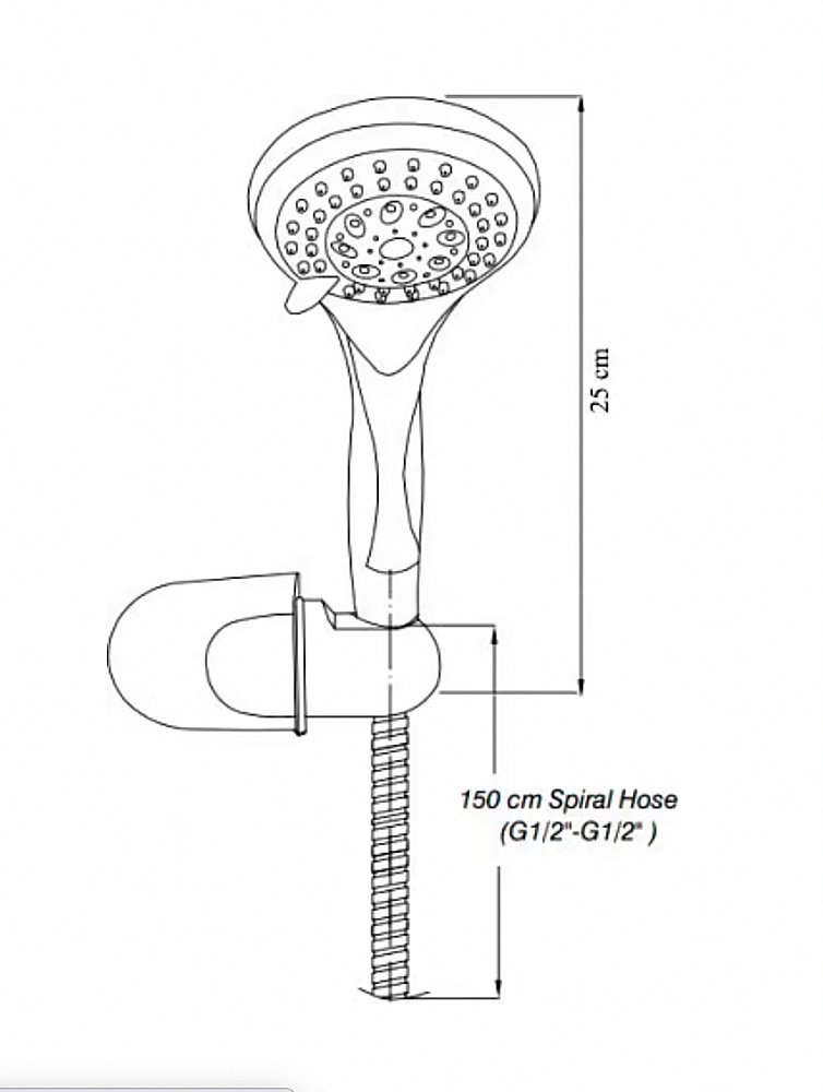 Смеситель для ванны GPD Nino AEB08-3 купить в интернет-магазине сантехники Sanbest