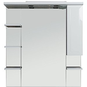 Зеркало со шкафом Rush Fiji 105 FIM180105W белый в ванную от интернет-магазине сантехники Sanbest