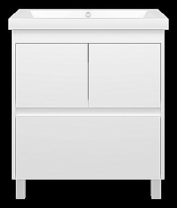 Тумба с раковиной Misty Алиса - 75 Э-Али01075-0112Я белая для ванной в интернет-магазине Sanbest