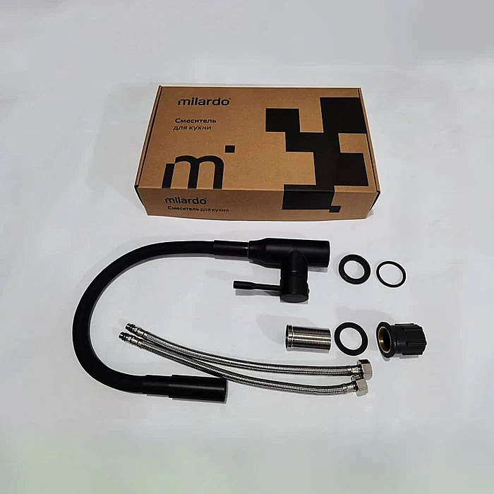 Смеситель для кухни Milardo Meal M01BL2FM05 купить в интернет-магазине сантехники Sanbest