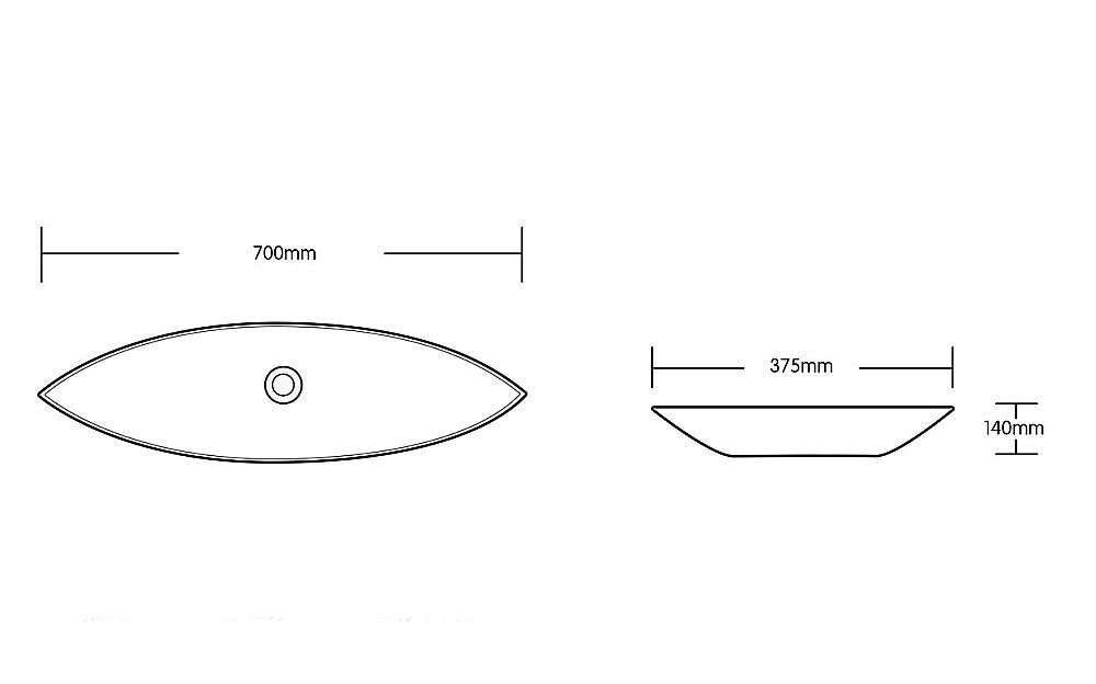 Раковина накладная CeruttiSpa 70 CR7093A белая купить в интернет-магазине Sanbest