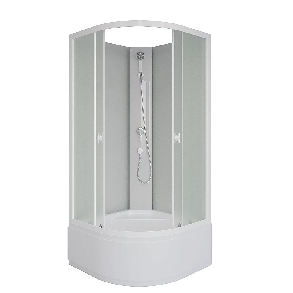 Душевая кабина Niagara "Promo" P100/40/MT/BK, 100x100, ABS-пластик купить в интернет-магазине Sanbest