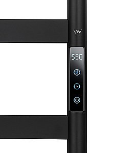 Полотенцесушитель электрический WONZON & WOGHAND ESSEN, Черный матовый (WW-A405-MB) купить в интернет-магазине сантехники Sanbest