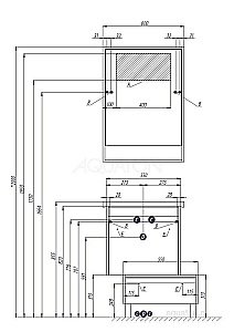 Нижняя тумба Акватон Капри 60 светлое дерево для ванной в интернет-магазине сантехники Sanbest