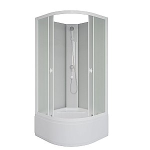 Душевая кабина Niagara "Promo" P100/40/MT/BK, 100x100, ABS-пластик купить в интернет-магазине Sanbest