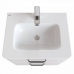 Тумба с раковиной IDDIS Brick BRI60W0i95K 60 белая для ванной в интернет-магазине Sanbest