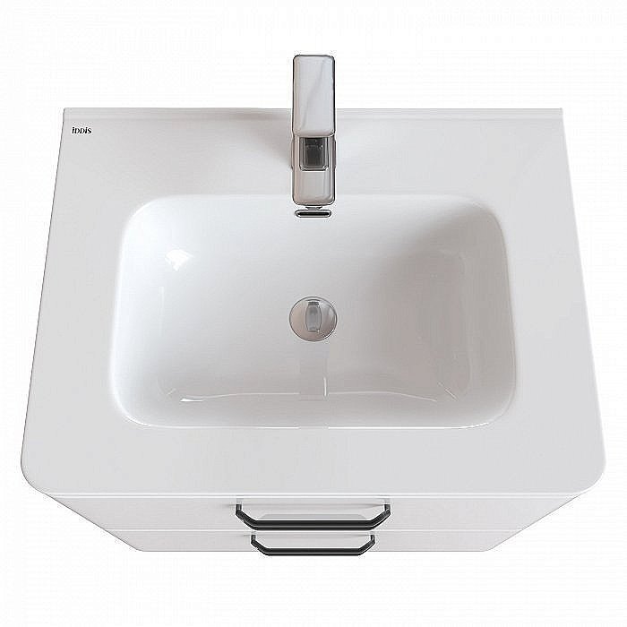 Тумба с раковиной IDDIS Brick BRI60W0i95K 60 белая для ванной в интернет-магазине Sanbest