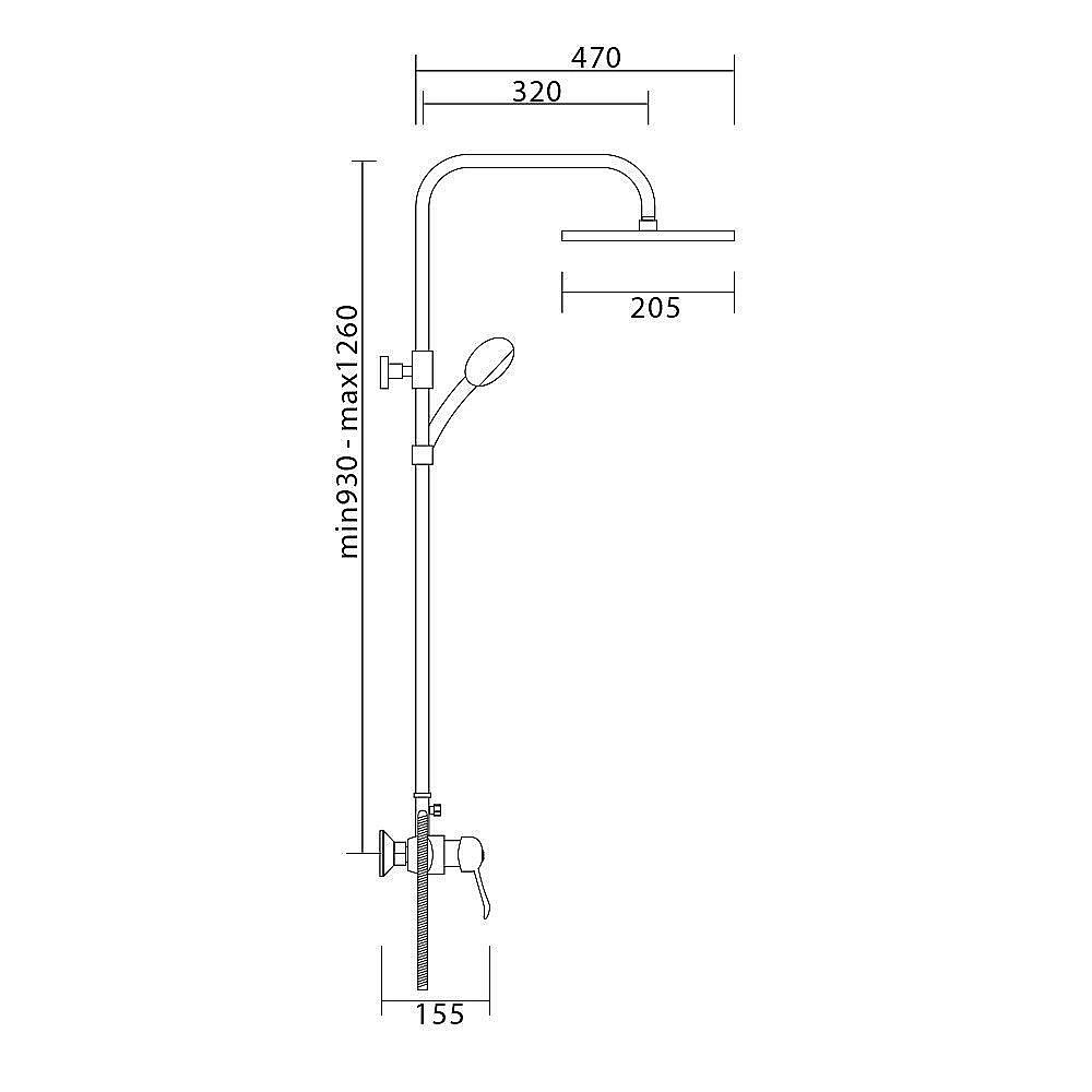 Душевая система Veragio Grazia VR.GRZ-9950.CR купить в интернет-магазине сантехники Sanbest
