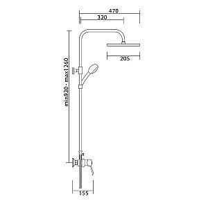Душевая система Veragio Grazia VR.GRZ-9950.CR купить в интернет-магазине сантехники Sanbest