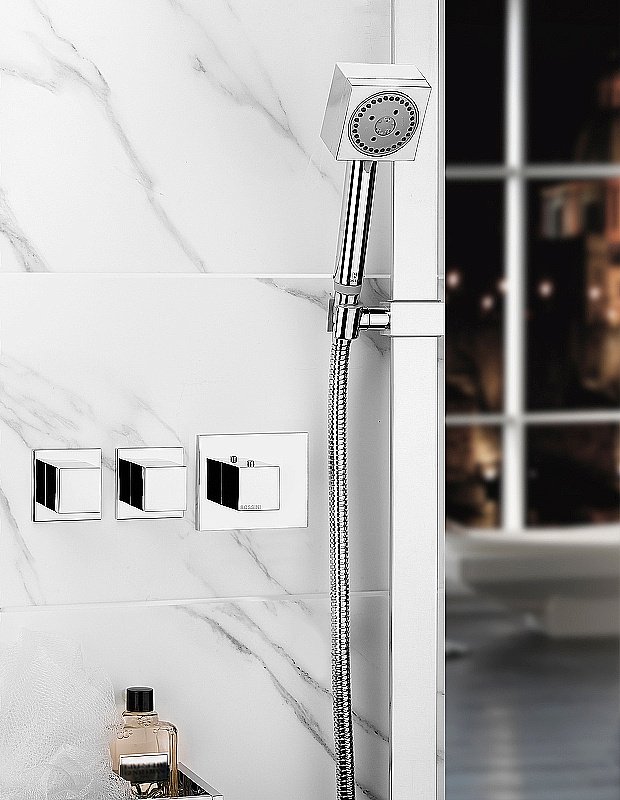 Смеситель для душа Bossini Outlets Z032203.030 хром купить в интернет-магазине сантехники Sanbest