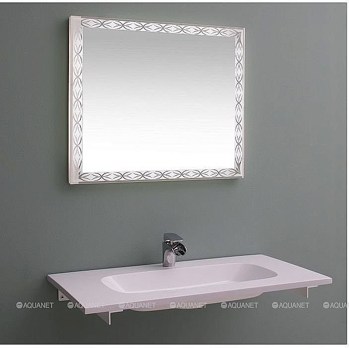 Зеркало LED De Aqua ТРЕНД 205774 90x75 в ванную от интернет-магазине сантехники Sanbest