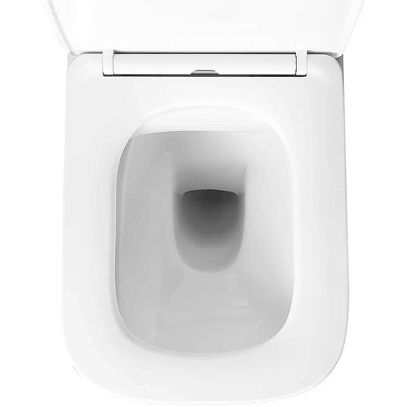 Унитаз подвесной Aquatek Либра New AQ1148N-00 белый, с крышкой микролифт, безободковый купить в интернет-магазине Sanbest