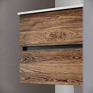 Тумба с раковиной Sancos Urban 120 UR120-2ECH дуб чарльстон для ванной в интернет-магазине Sanbest