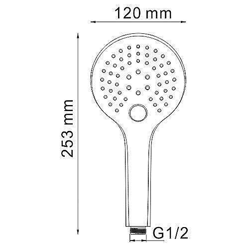 Душевая лейка WasserKRAFT A061 купить в интернет-магазине сантехники Sanbest