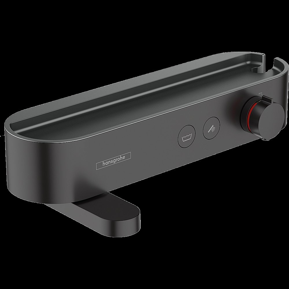 Смеситель для ванны Hansgrohe ShowerTablet Select 24340670 черный матовый купить в интернет-магазине сантехники Sanbest