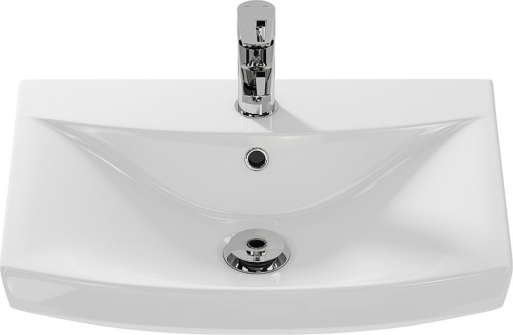 Раковина на пьедестале Cersanit CARINA 55 белая купить в интернет-магазине Sanbest