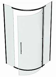 Душевой уголок Bravat BLACKLINE BS090.1110A 90х90 стекло прозрачное/профиль черный купить в интернет-магазине Sanbest