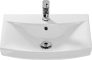 Раковина на пьедестале Cersanit CARINA 55 белая купить в интернет-магазине Sanbest