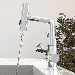 Смеситель для раковины Black&white Sky Day SD3028C хром купить в интернет-магазине сантехники Sanbest