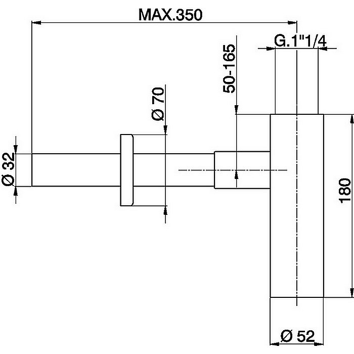 Сифон для раковины Cisal SHOWER ZA0040702P розовое золото купить в интернет-магазине сантехники Sanbest