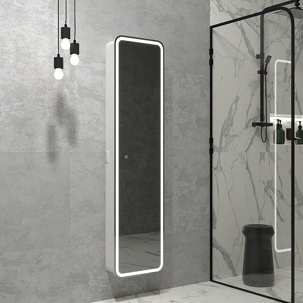 Зеркальный шкаф Taliente Cbled TA-CBled-L40160 40 купить в интернет-магазине сантехники Sanbest