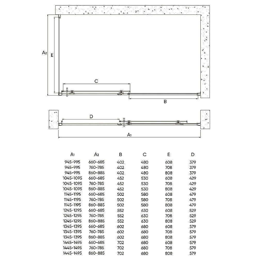 Душевой уголок Veconi Rovigo RV072-13080-01-C4 130х80 стекло прозрачное/профиль хром купить в интернет-магазине Sanbest