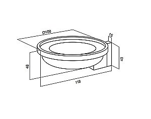 Мыльница AM.PM Admire A1034200 купить в интернет-магазине сантехники Sanbest