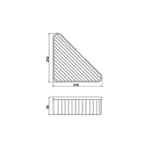 Полка Veragio Basket VR.GFT-9039.BR купить в интернет-магазине сантехники Sanbest