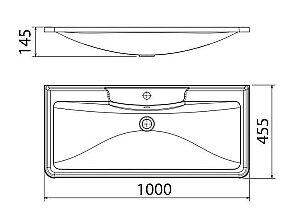 Тумба с раковиной BelBagno ALBANO 100 PIA Bianco Lucido для ванной в интернет-магазине Sanbest