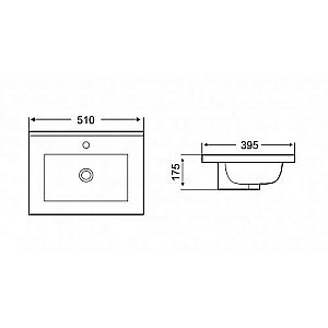 Раковина WeltWasser WW DEILBACH 7517- 50 белая купить в интернет-магазине Sanbest
