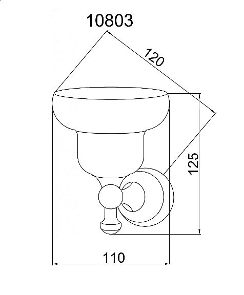 Мыльница Boheme Provanse 10803 купить в интернет-магазине сантехники Sanbest