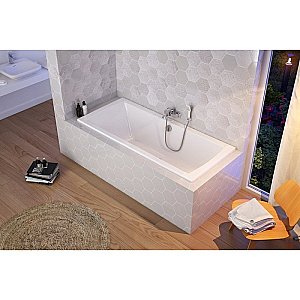 Ванна акриловая EXCELLENT Aquaria Lux Slim WAEX.AQU18WHS 180x80 купить в интернет-магазине Sanbest