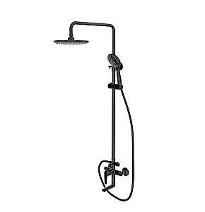 Душевая система Iddis Ray RAYBL3Fi06 черный матовый купить в интернет-магазине сантехники Sanbest