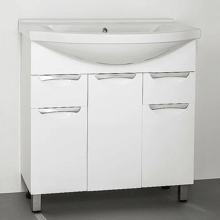 Раковина мебельная Santek Эльбрус 81 1.WH10.9.653 белая купить в интернет-магазине Sanbest