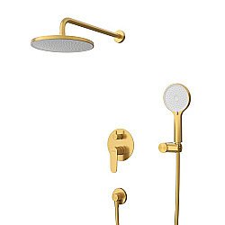 Душевая система Cezares STYLUS-DSET-BORO брашированное золото купить в интернет-магазине сантехники Sanbest