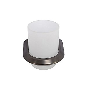 Стакан настенный Cezares LINER-TUMS-GM оружейная сталь купить в интернет-магазине сантехники Sanbest