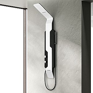 Душевая панель Black&White Gravity GR028 черная/белый купить в интернет-магазине сантехники Sanbest