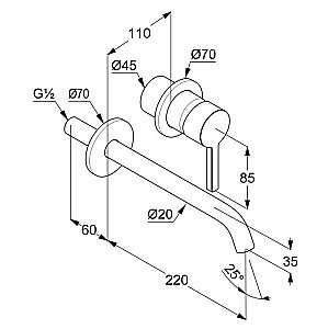Смеситель для раковины Kludi NOVA FONTE Pura 202455315 белый матовый купить в интернет-магазине сантехники Sanbest