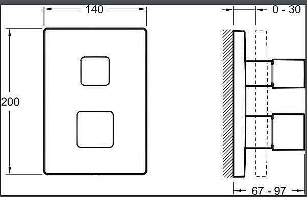 Встраиваемый смеситель для душа Jacob Delafon MODULO E98729-CP купить в интернет-магазине сантехники Sanbest
