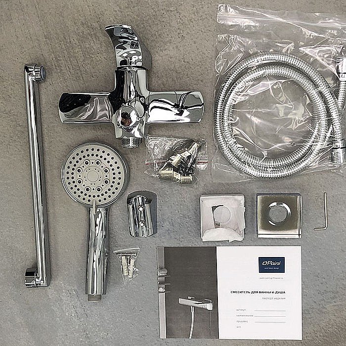 Смеситель для ванны PAINI Angel ANCR112P20LMKM хром купить в интернет-магазине сантехники Sanbest