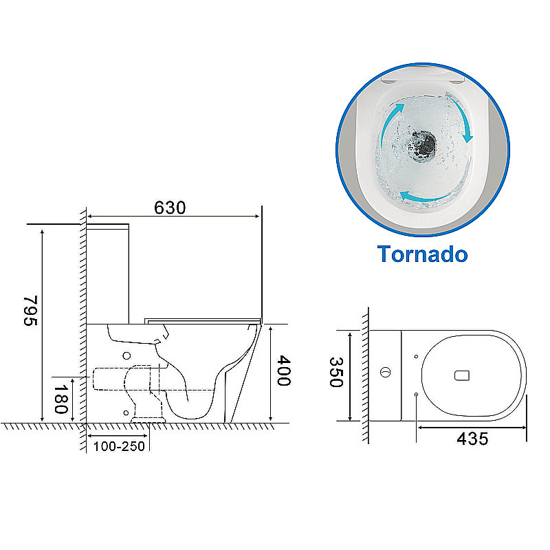 Инсталляция для унитаза Azario AZ-8010-1000 купить в интернет-магазине сантехники Sanbest