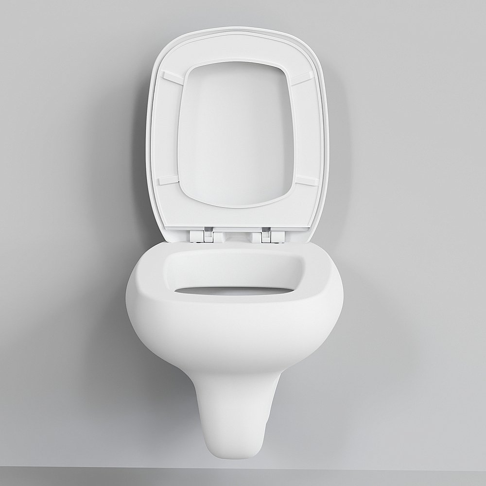 Унитаз подвесной Ambassador Diamond 123T20101R безободковый, белый матовый купить в интернет-магазине Sanbest