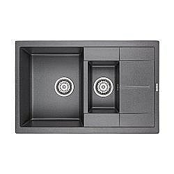 Мойка кухонная Paulmark Feste PM237850-DG Серая купить в интернет-магазине сантехники Sanbest