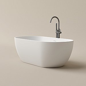 Ванна акриловая Sancos Leaf FB20MW 170х80 белая матовая купить в интернет-магазине Sanbest